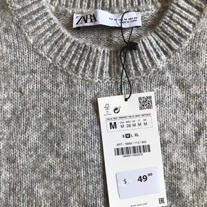 Zara grey sweater